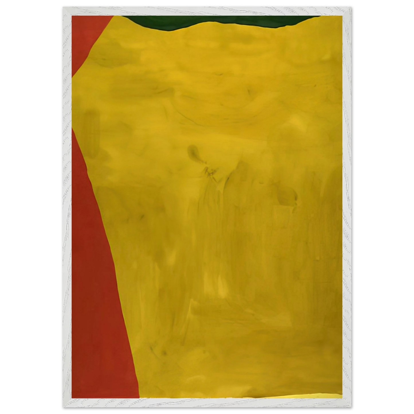 Helen Frankenthaler - Blessing of the Fleet - 1969 Wall art - 45x60 cm / 18x24 inches - Premium Wooden Framed Poster With Fine Art Paper-canvas - White frame