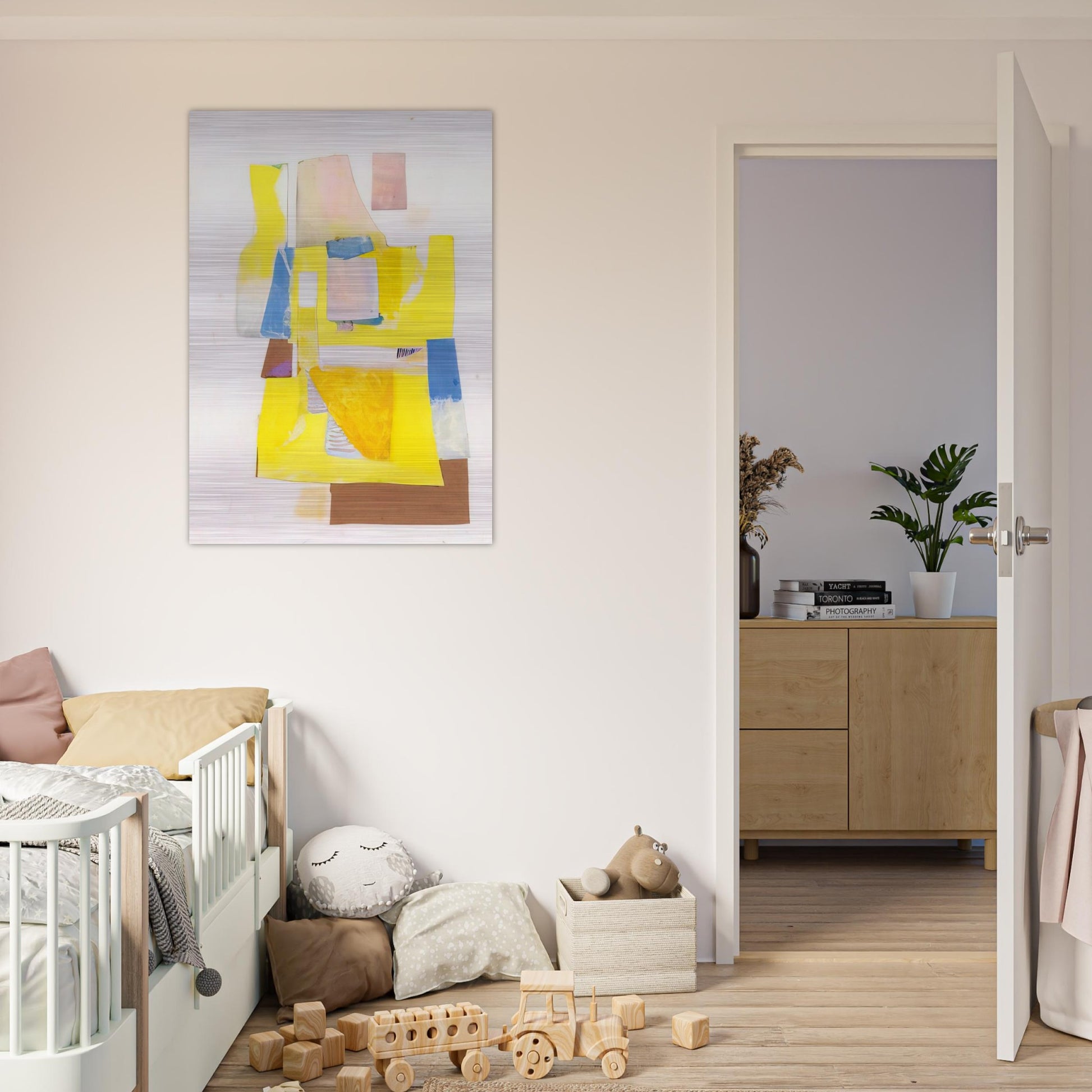Sem título - Lyrical Abstraction - Menez Brushed Aluminum Print - 70x100 cm / 28x40 inches | Menez Aluminum Print | Menez Prints