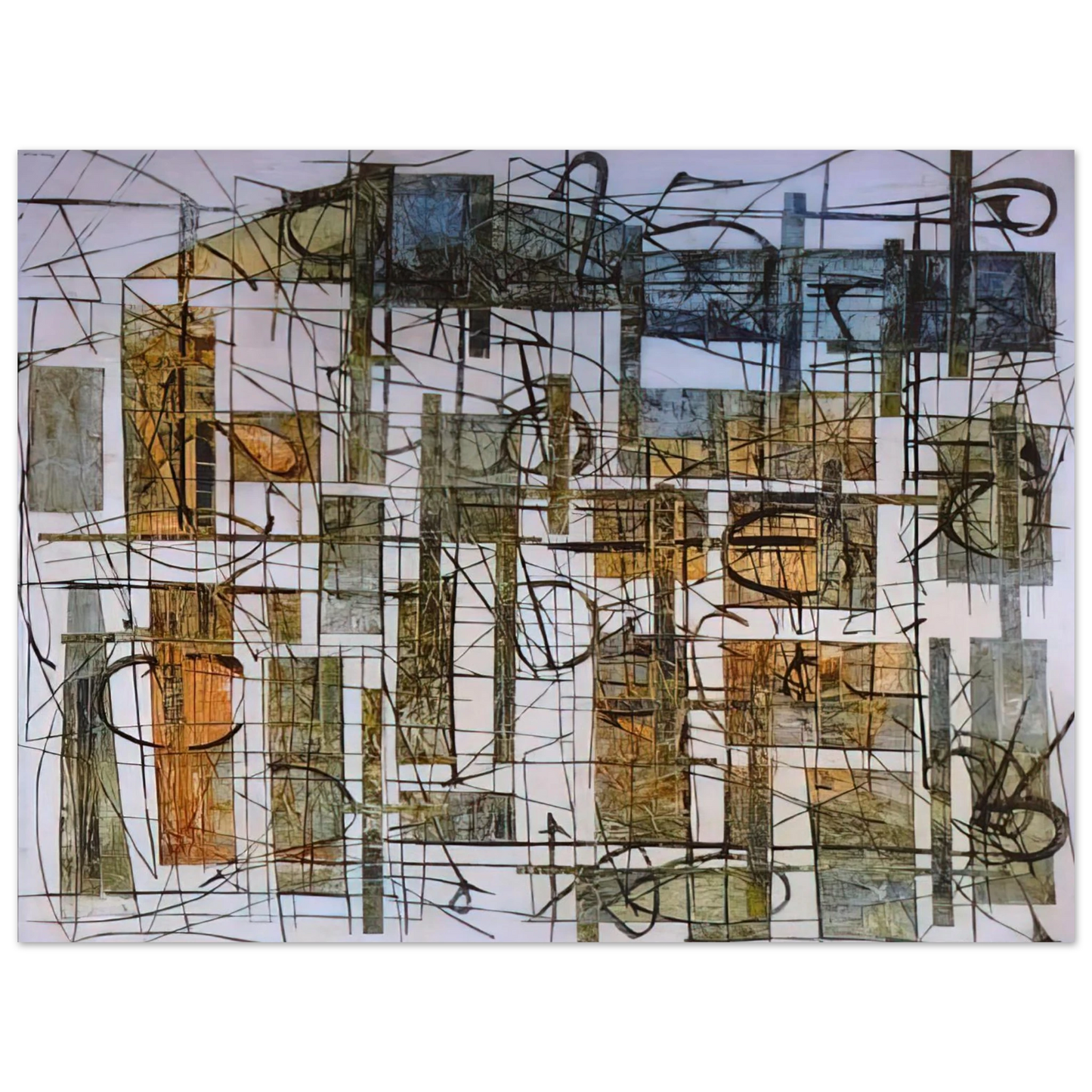 Jimmy Ernst - Lookscape - 1952  75x100 cm / 30x40inches Fine Art Poster