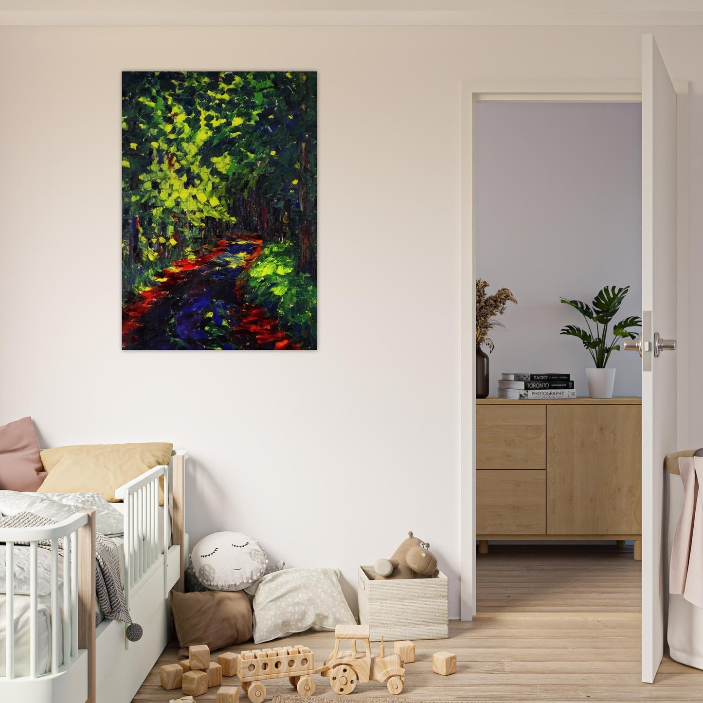 Forest Path - Emil Nolde Brushed Aluminum Print - 70x100 cm / 28x40 inches | Emil Nolde Aluminum Print | Emil Nolde Prints