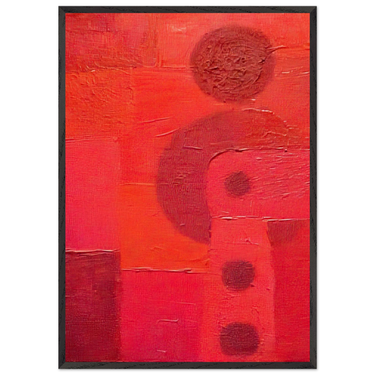 Deshabitados 101 - Pedro Coronel 70x100 cm / 28x40 inches Framed Art Print – Black Wooden Frame