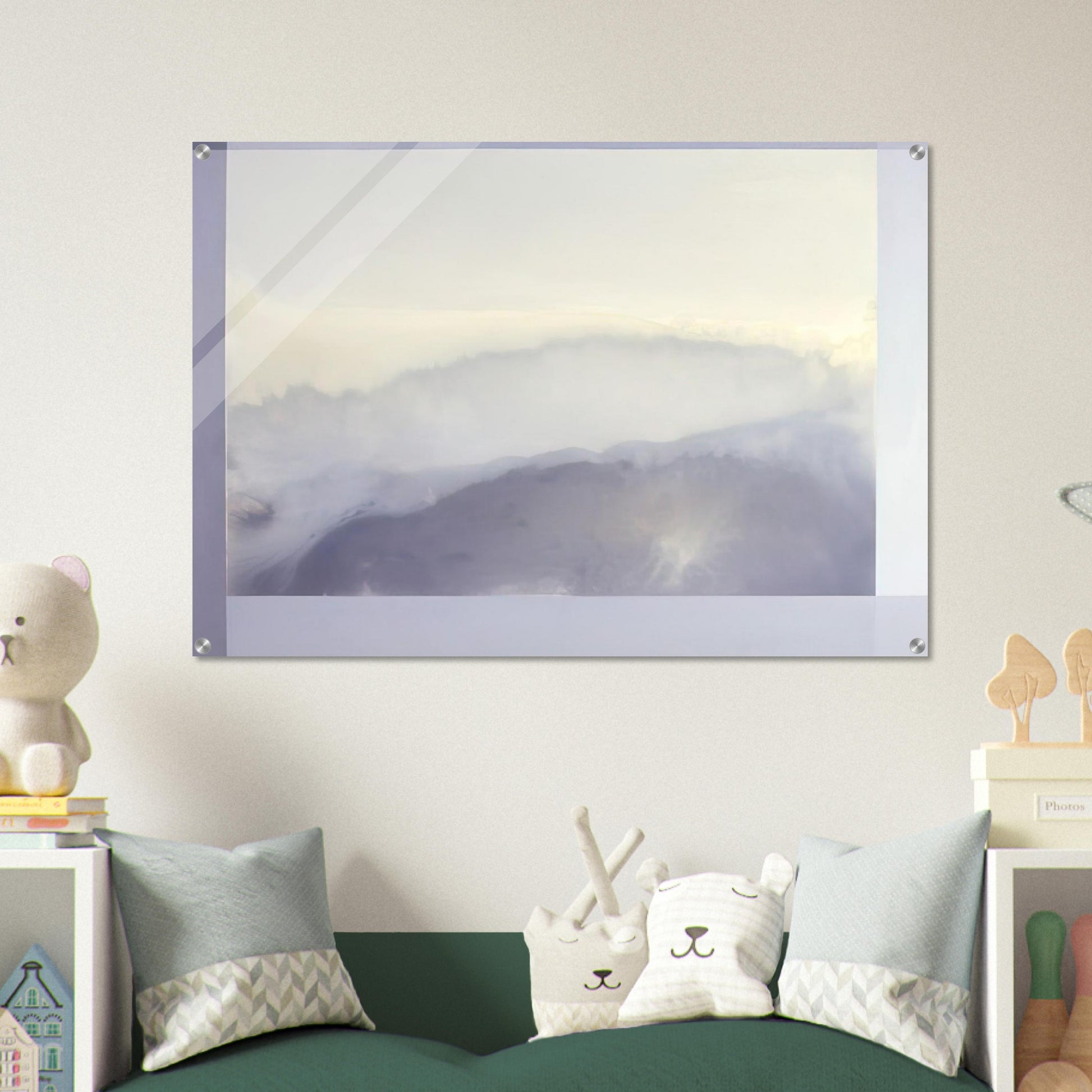 Approaching Arkansas - 1986 - Ronnie Landfield Acrylic Print - 70x100 cm / 28x40″ inches | Ronnie Landfield Wall Art | Ronnie Landfield Prints
