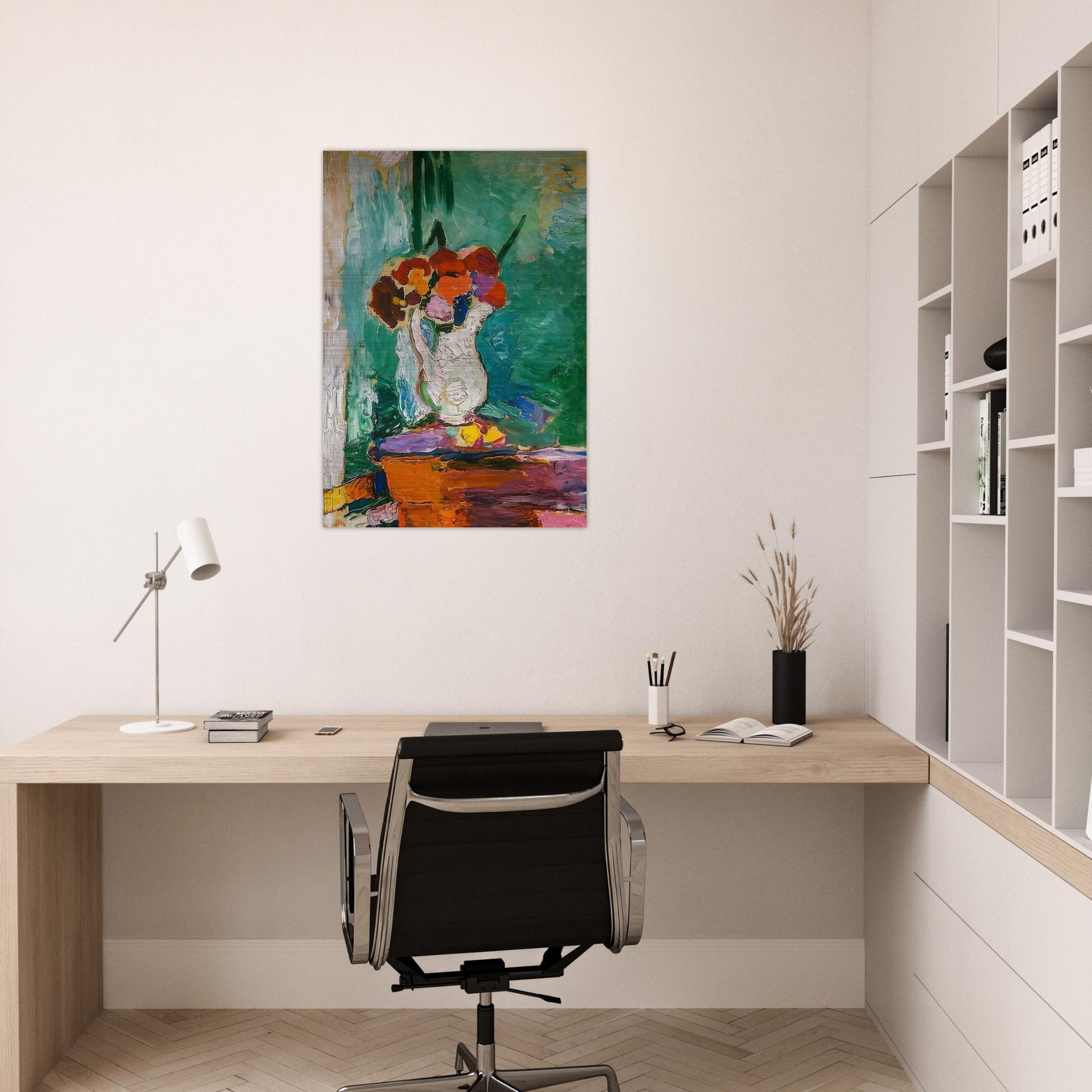 FLOWERS 1907 - Henri Matisse Brushed Aluminum Print - 70x100 cm / 28x40 inches | Henri Matisse Aluminum Print | Henri Matisse Prints