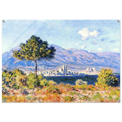 View of Antibes from the Plateau Notre-Dame - claude monet Acrylic Print - 70x100 cm / 28x40″ inches