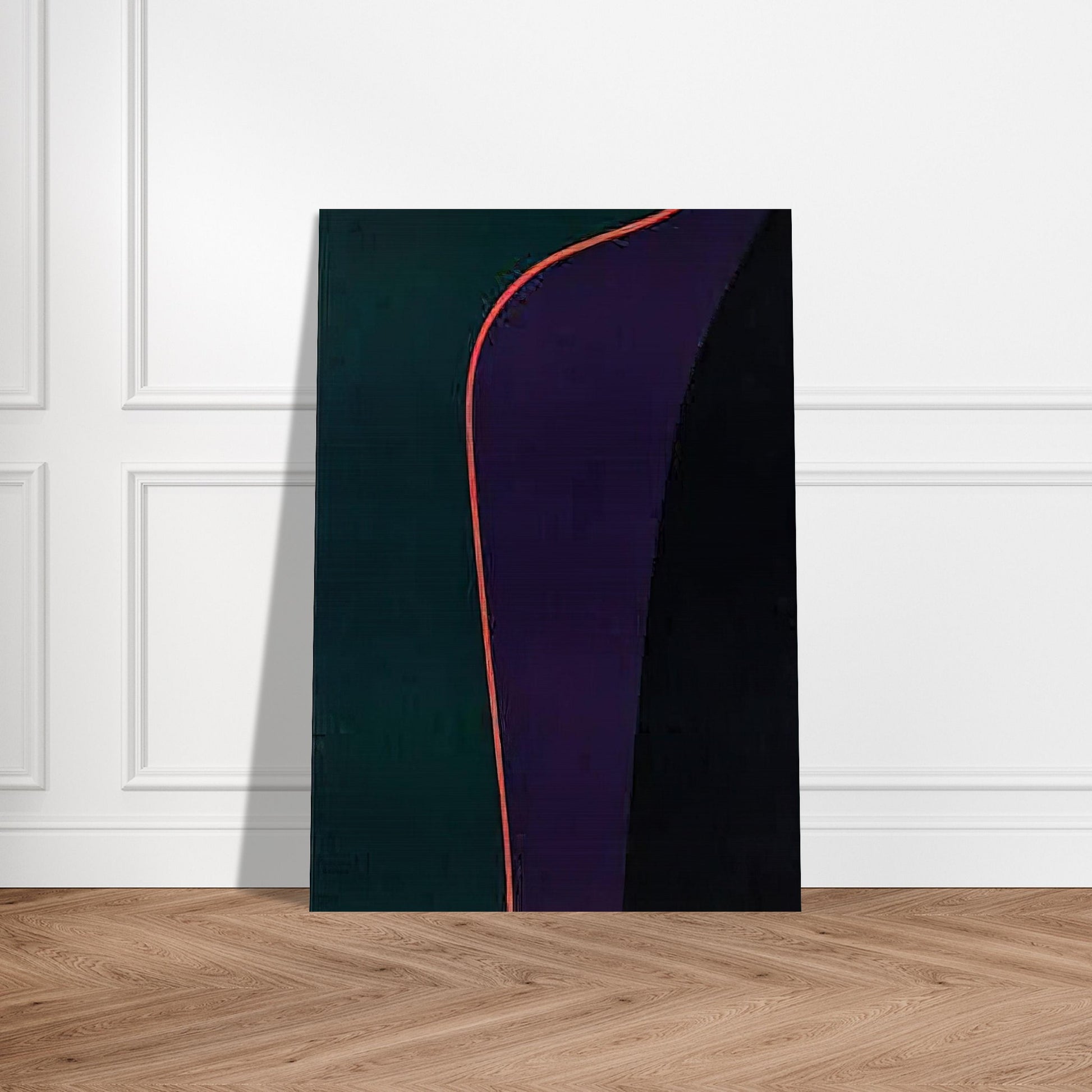 Untitled April 30 - 1977 - Lorser Feitelson Brushed Aluminum Print - 70x100 cm / 28x40 inches | Lorser Feitelson Aluminum Print | Lorser Feitelson Prints