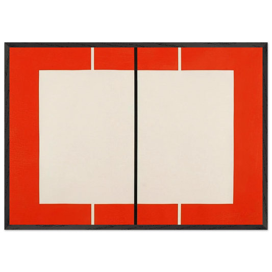 Untitled S  199 - 1990 - Donald Judd 70x100 cm / 28x40 inches Framed Art Print – Black Wooden Frame