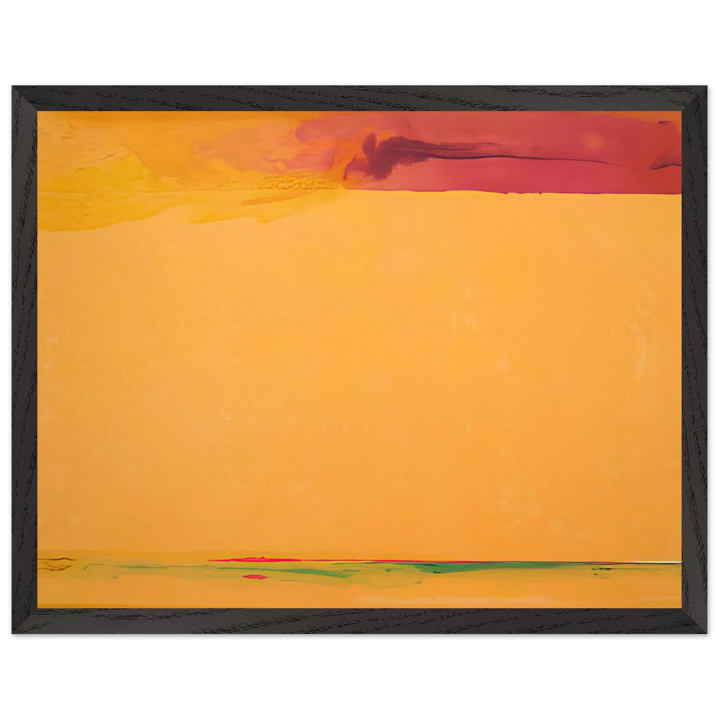 Helen Frankenthaler - Southern Exposure - 2005 Wall art - A2 (42 x 59.4  cm) - Premium Wooden Framed Poster With Fine Art Paper-canvas - Black frame