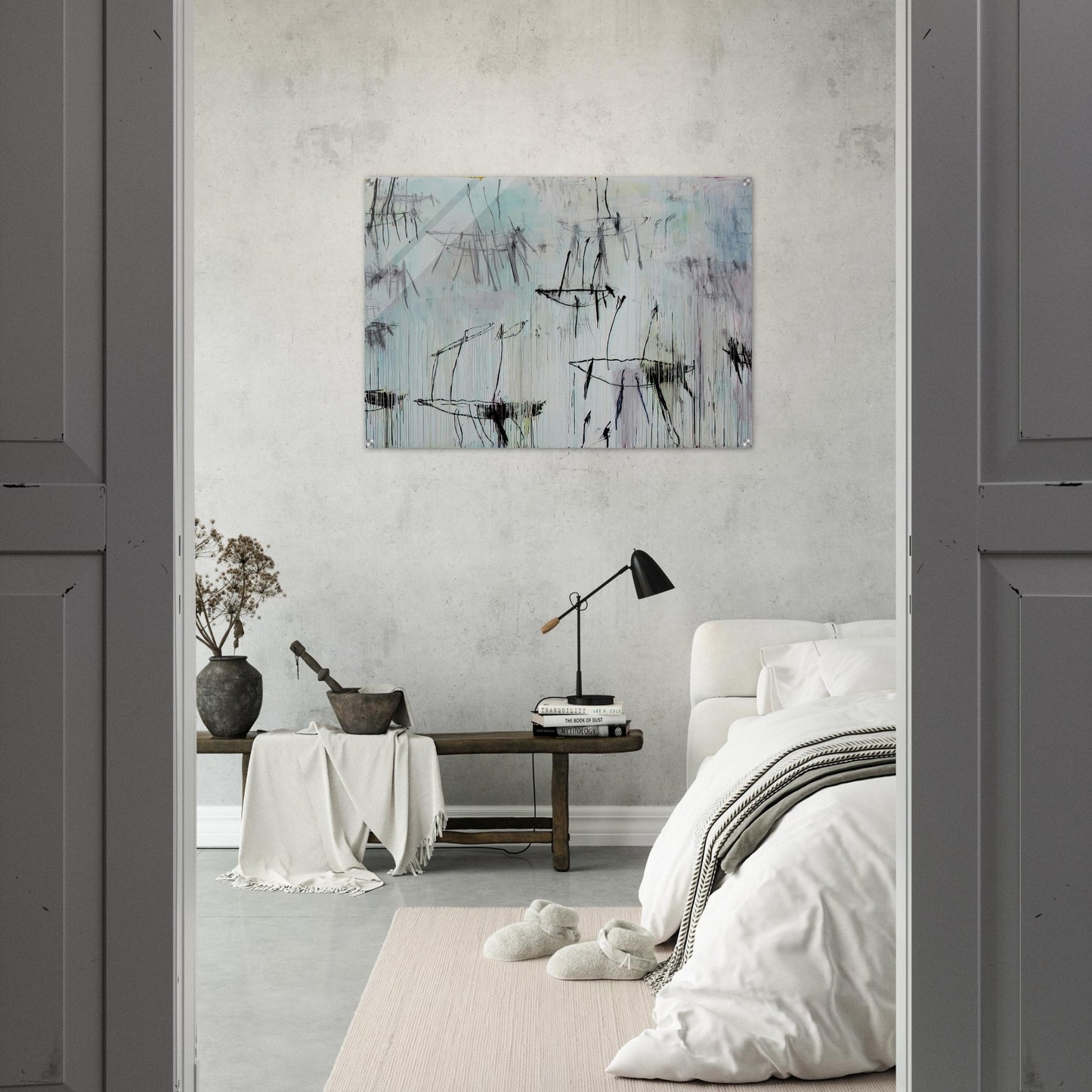 Lepanto, Part V - Cy Twombly Acrylic Print - 70x100 cm / 28x40″ inches