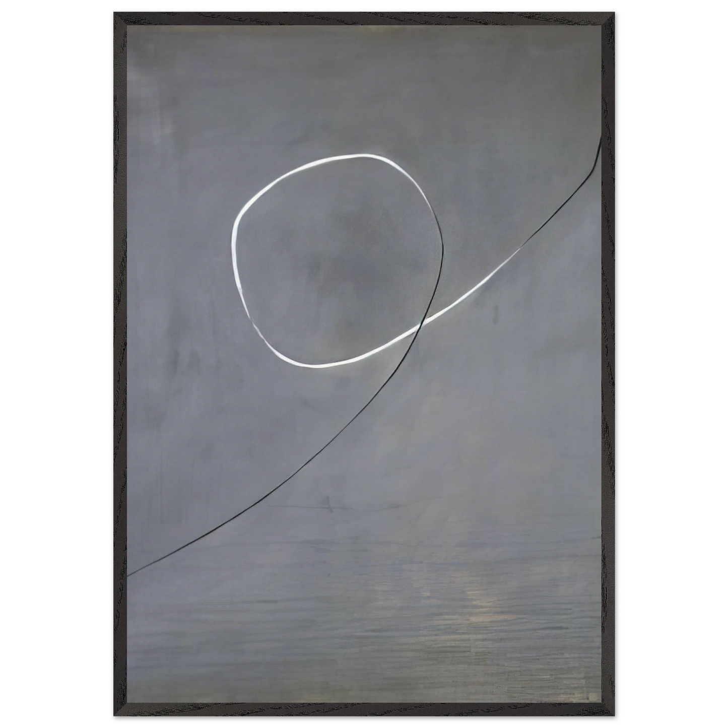 UNTITLED 1930 2 - Alexander Calder 70x100 cm / 28x40 inches Framed Art Print – Black Wooden Frame