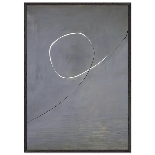 UNTITLED 1930 2 - Alexander Calder 70x100 cm / 28x40 inches Framed Art Print – Black Wooden Frame