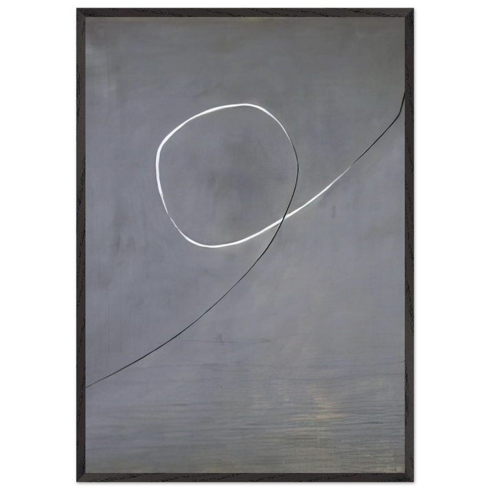 UNTITLED 1930 2 - Alexander Calder 70x100 cm / 28x40 inches Framed Art Print – Black Wooden Frame