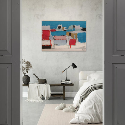 Méditerranée 01 - Art Informel - Nicolas de Stael Brushed Aluminum Print - 70x100 cm / 28x40 inches | Nicolas de Stael Aluminum Print | Nicolas de Stael Prints