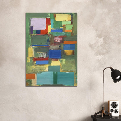 Morning Mist - Hans Hofmann Brushed Aluminum Print - 70x100 cm / 28x40 inches | Hans Hofmann Aluminum Print | Hans Hofmann Prints