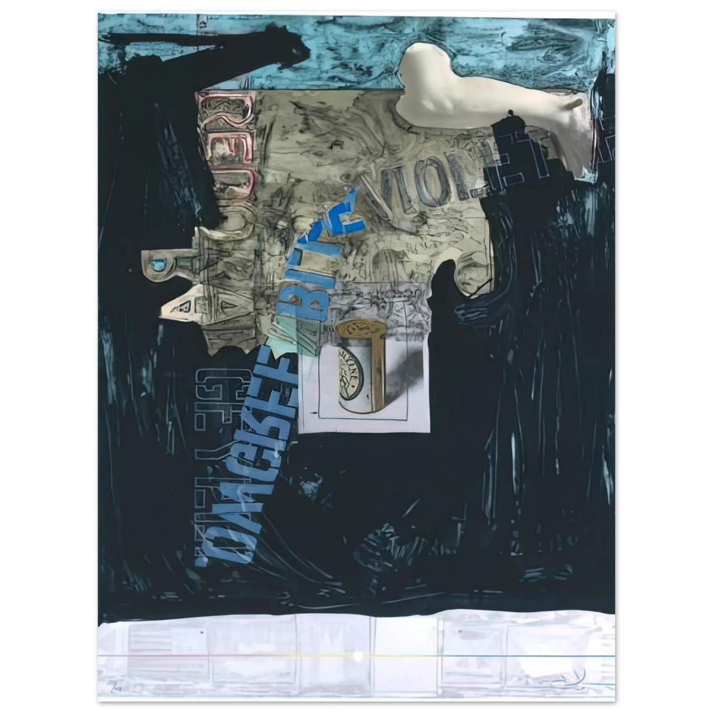 Jasper Johns - DECOY 1971  75x100 cm / 30x40inches Fine Art Poster