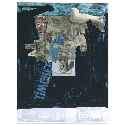 Jasper Johns - DECOY 1971  75x100 cm / 30x40inches Fine Art Poster