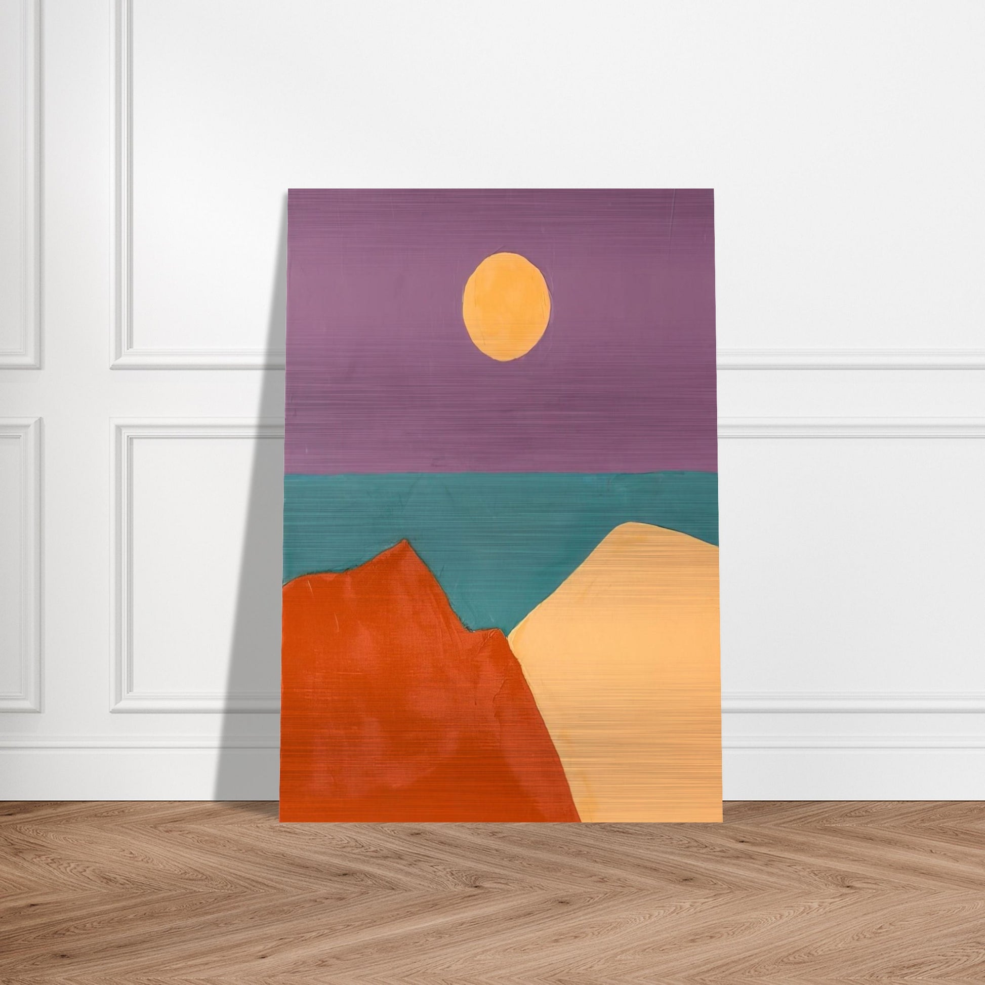 Untitled - 2015 - Etel Adnan Brushed Aluminum Print - 70x100 cm / 28x40 inches | Etel Adnan Aluminum Print | Etel Adnan Prints