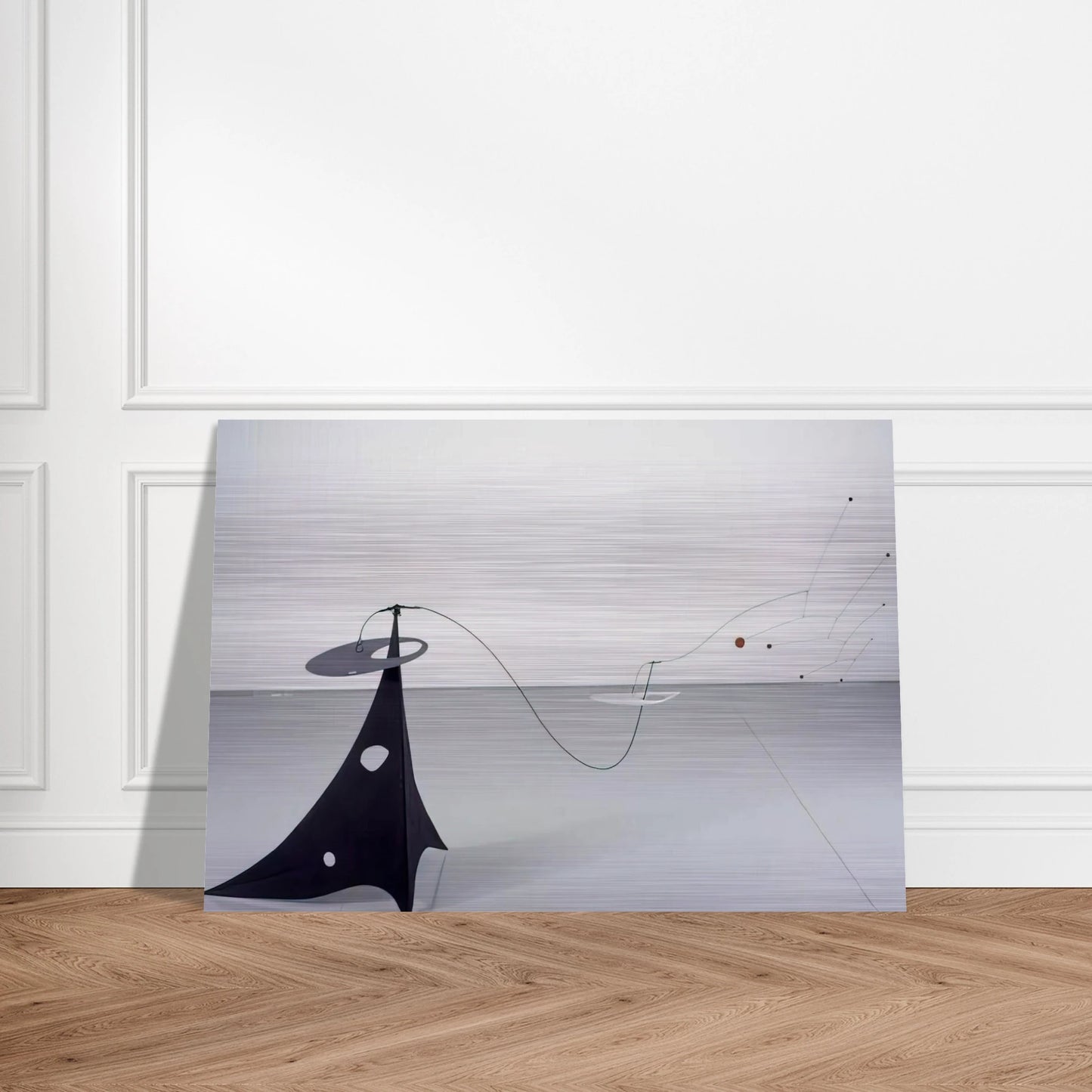 PARASITE 1947 - Alexander Calder Brushed Aluminum Print - 70x100 cm / 28x40 inches | Alexander Calder Aluminum Print | Alexander Calder Prints