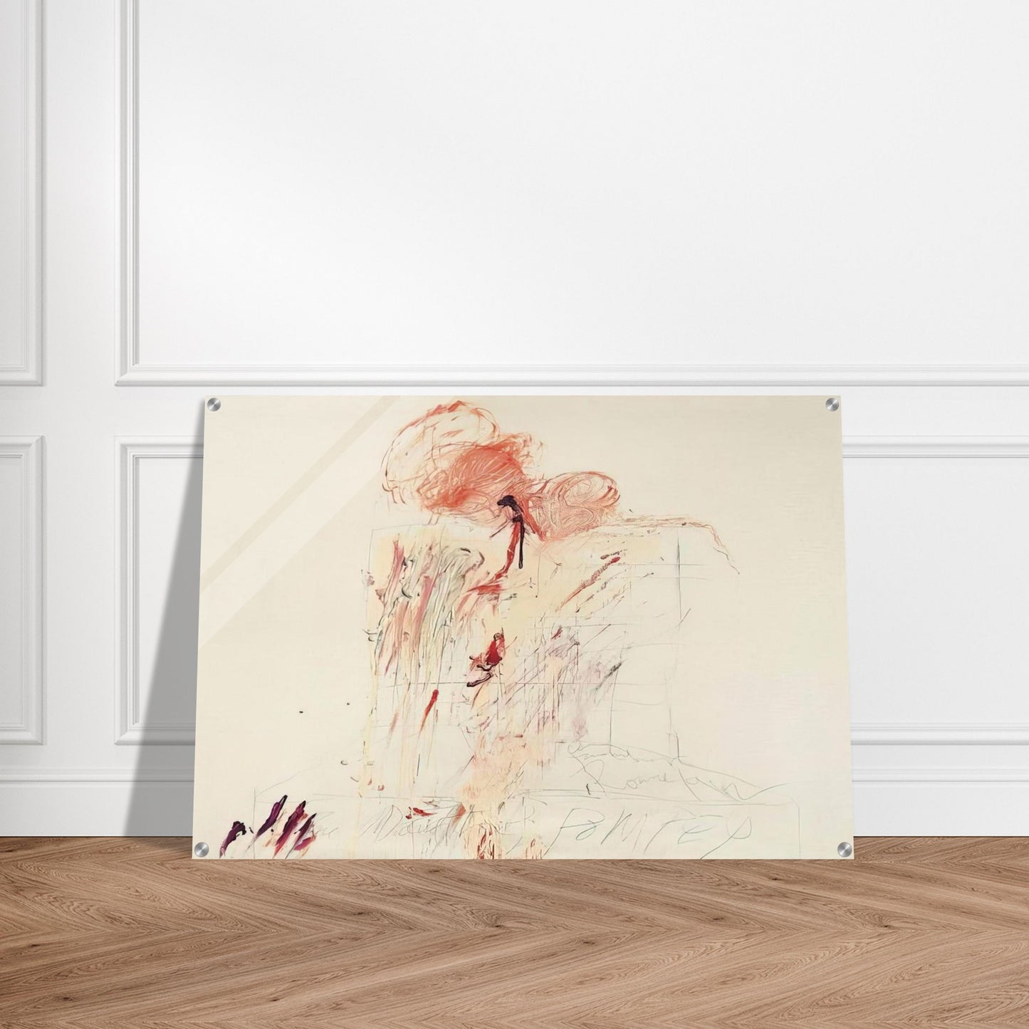 Death of Pompey  Rome  - Cy Twombly Acrylic Print - 70x100 cm / 28x40″ inches