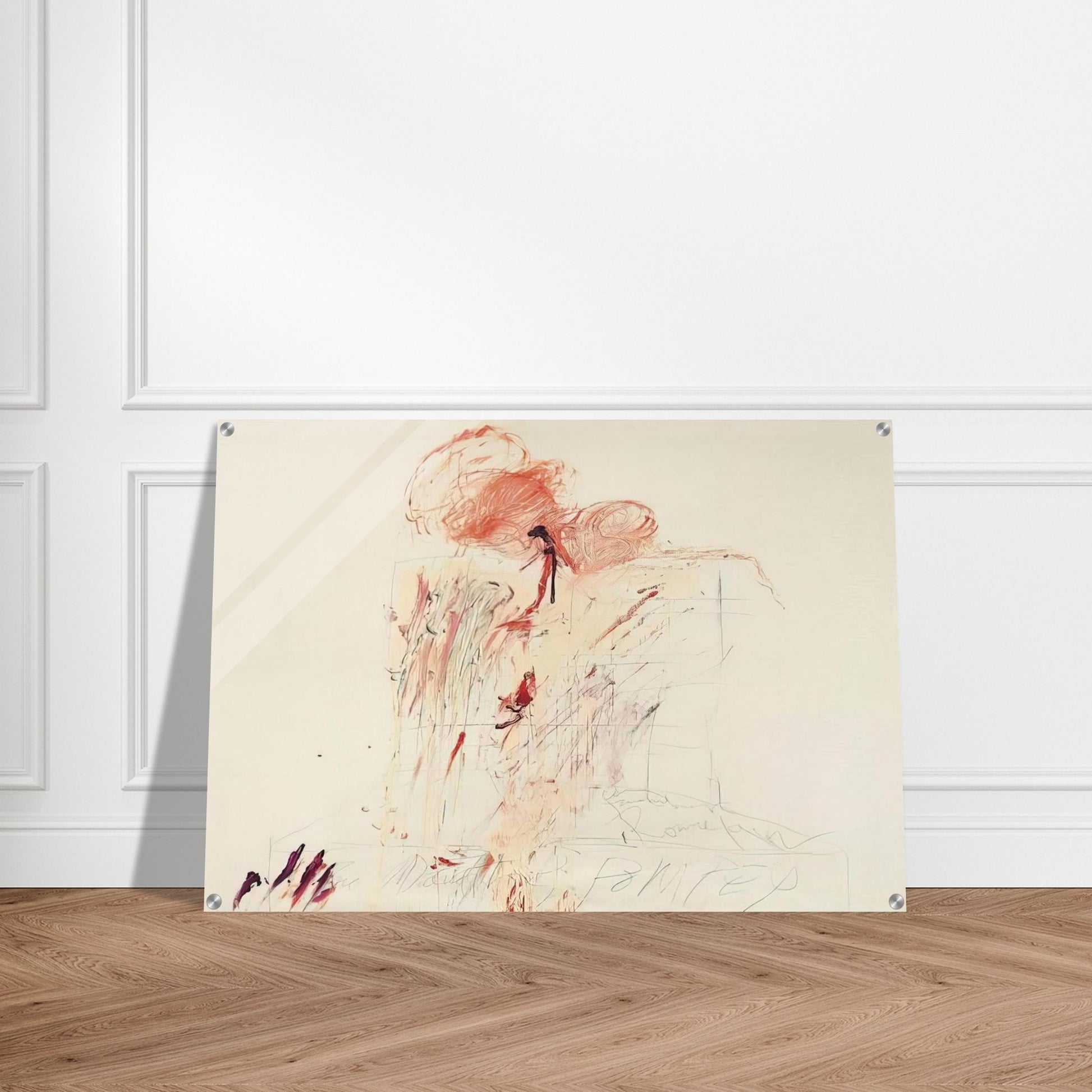 Death of Pompey  Rome  - Cy Twombly Acrylic Print - 70x100 cm / 28x40″ inches