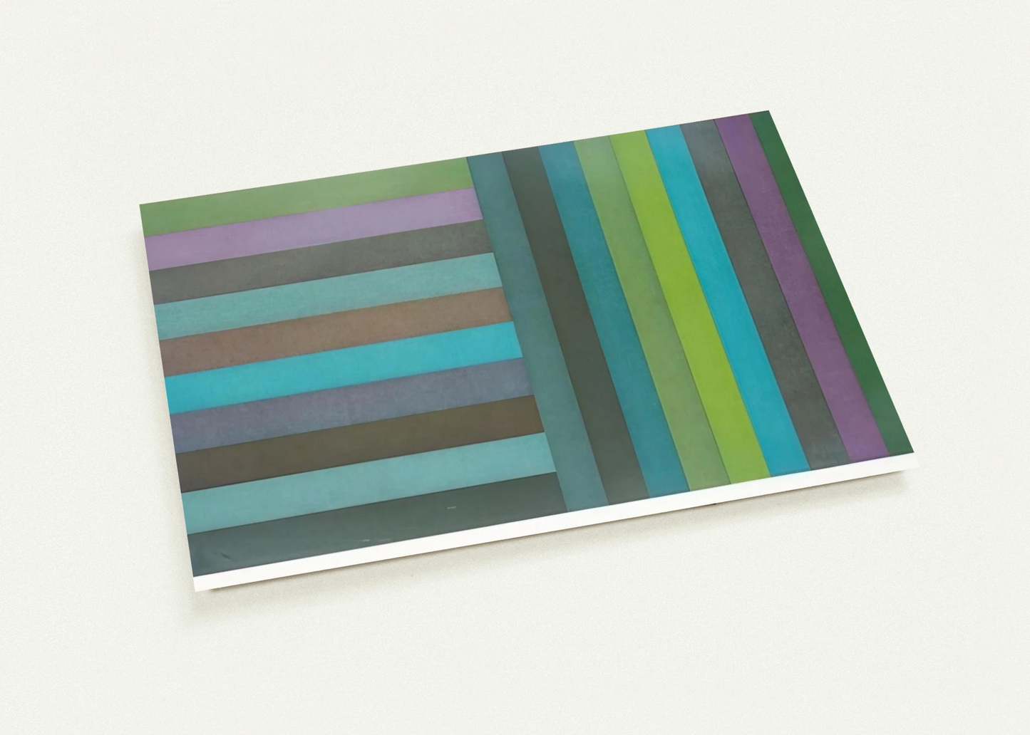 Horizontal Colour Bands and Vertical Colour Bands I By Sol LeWitt Pack of 10 Post Cards | Sol LeWitt Post Cards | A6 (10.5 x 14.8 cm) - 4.1 x 5.8 inches