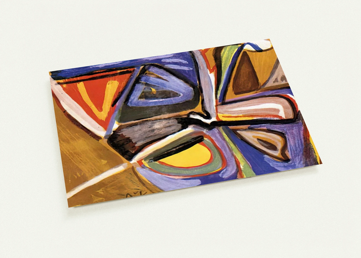 Le bonheur de Matisse - 1981 By Bram van Velde Pack of 10 Post Cards | Bram van Velde Post Cards | A6 (10.5 x 14.8 cm) - 4.1 x 5.8 inches