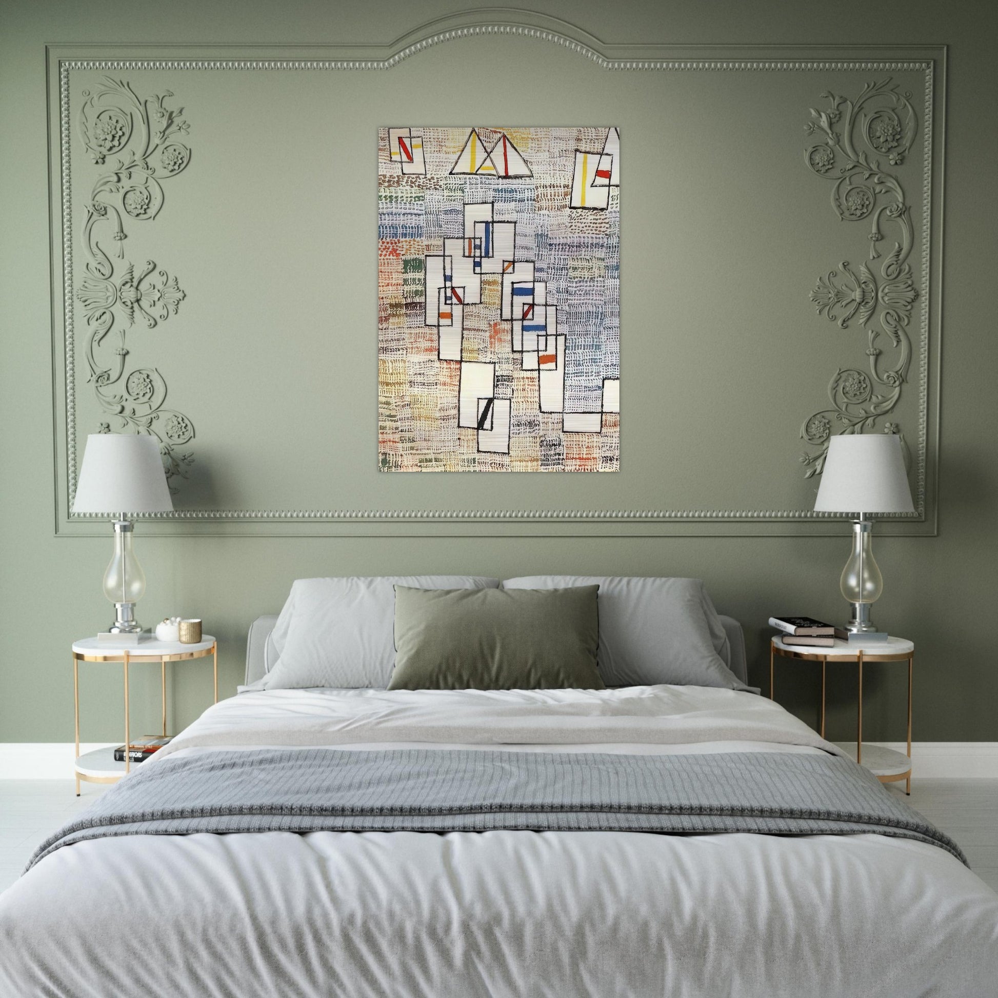 COTE DE PROVENCE - Paul Klee Brushed Aluminum Print - 70x100 cm / 28x40 inches | Paul Klee Aluminum Print | Paul Klee Prints