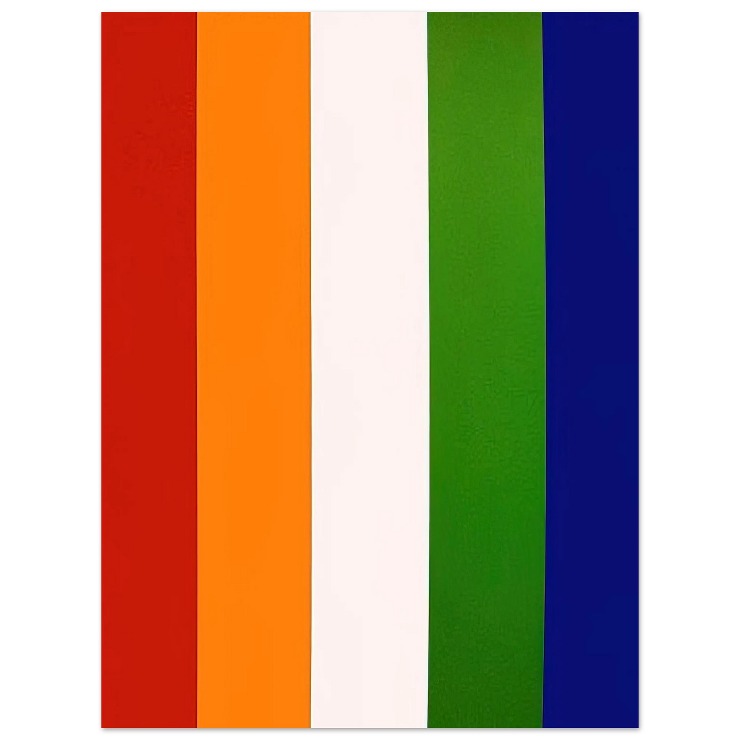 Ellsworth Kelly - Red Orange White Green Blue  75x100 cm / 30x40inches Fine Art Poster