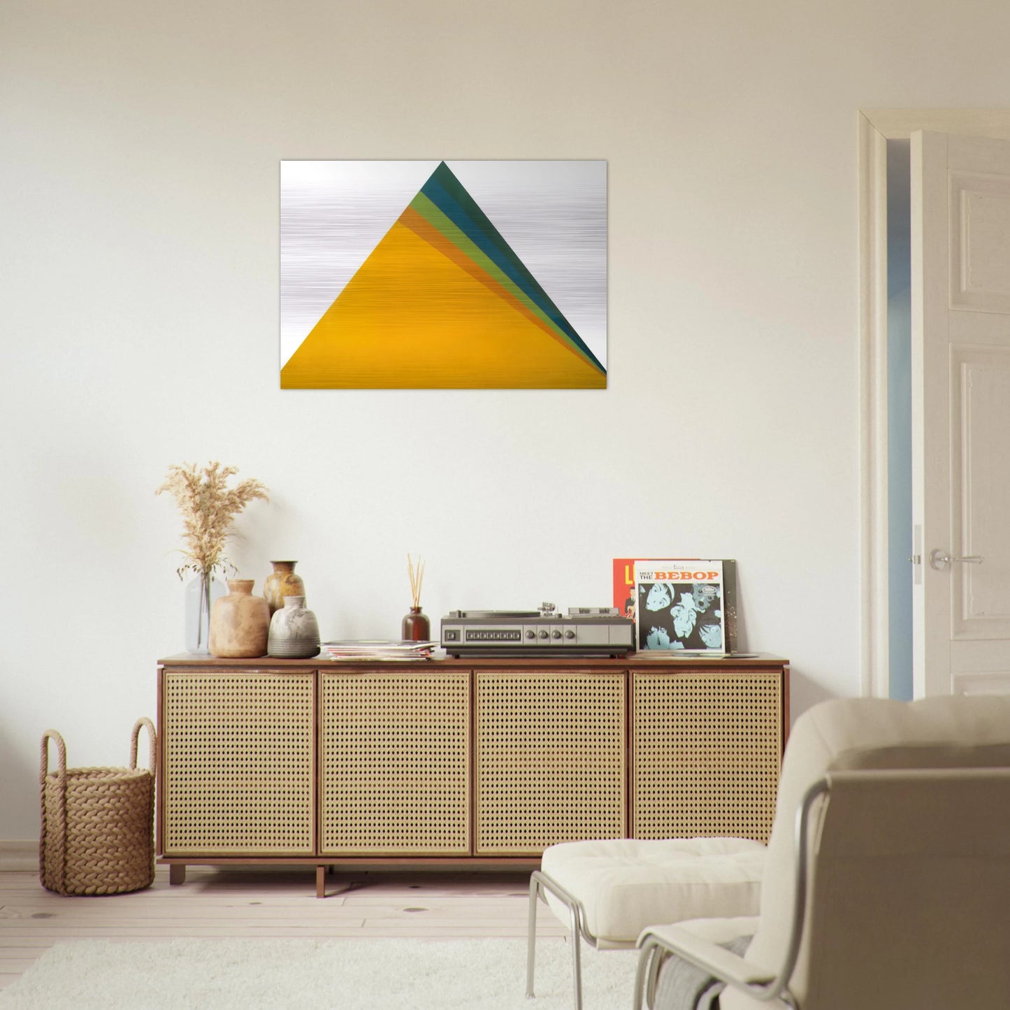 Green Sound - 1964 - Jeremy Moon Brushed Aluminum Print - 70x100 cm / 28x40 inches | Jeremy Moon Aluminum Print | Jeremy Moon Prints