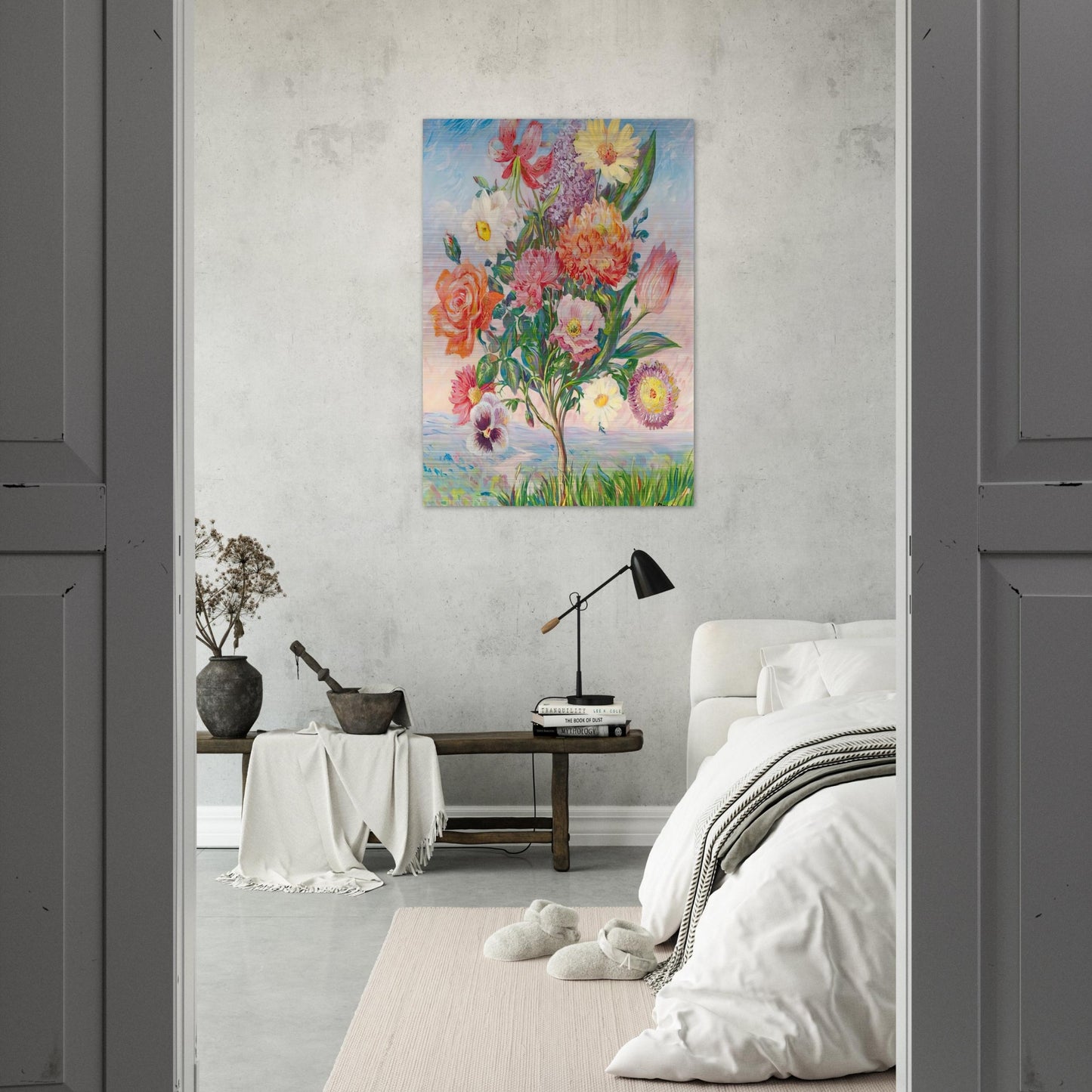 FORETHOUGHT 1943 - Rene Magritte Brushed Aluminum Print - 70x100 cm / 28x40 inches | Rene Magritte Aluminum Print | Rene Magritte Prints