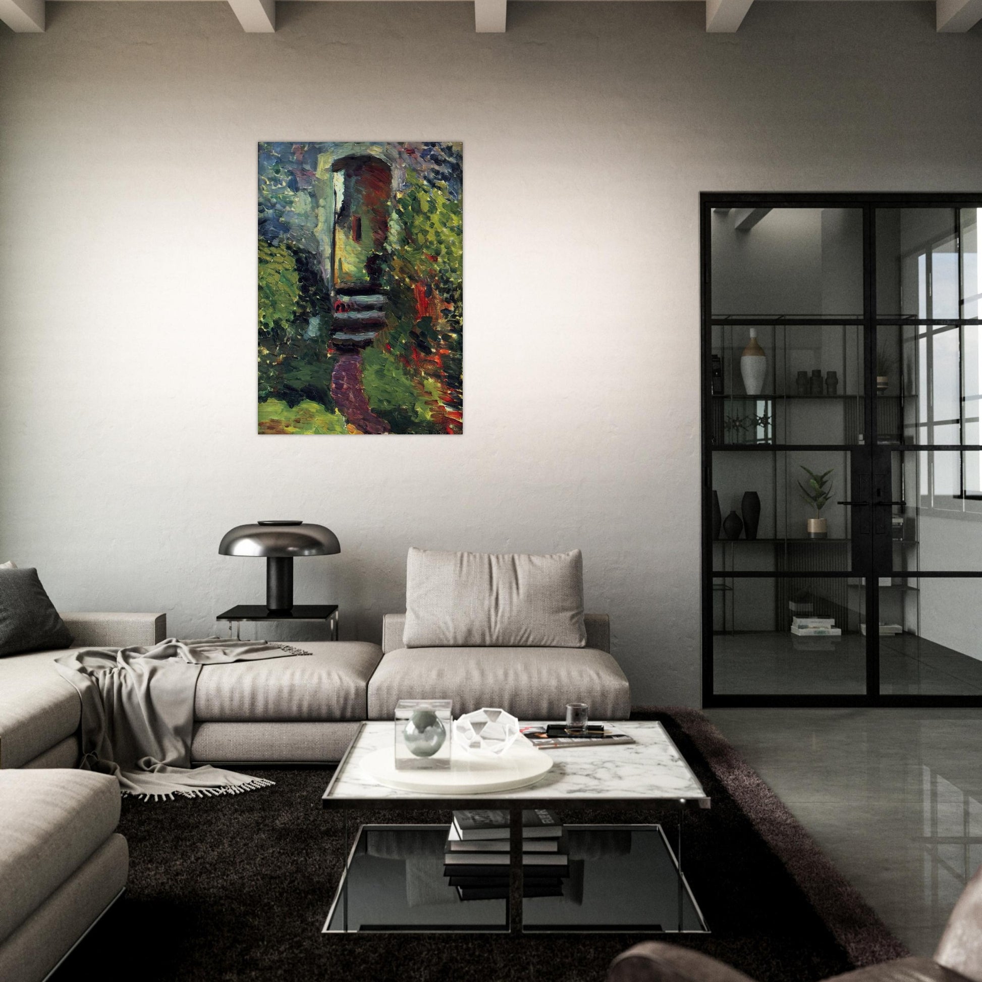 THE LITTLE GATE OF THE OLD MILL 1898 - Henri Matisse Brushed Aluminum Print - 70x100 cm / 28x40 inches | Henri Matisse Aluminum Print | Henri Matisse Prints