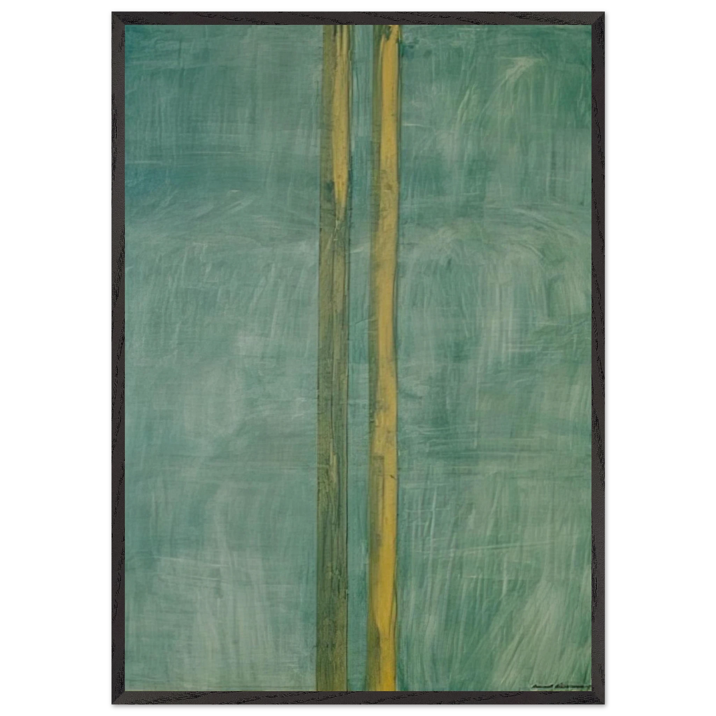 Concord - Barnett Newman 70x100 cm / 28x40 inches Framed Art Print – Black Wooden Frame