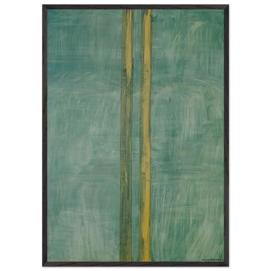 Concord - Barnett Newman 70x100 cm / 28x40 inches Framed Art Print – Black Wooden Frame