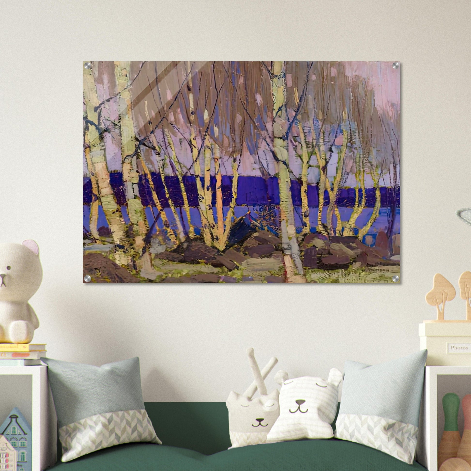 EVENING CANOE LAKE 1916 - Tom Thomson Acrylic Print - 70x100 cm / 28x40″ inches