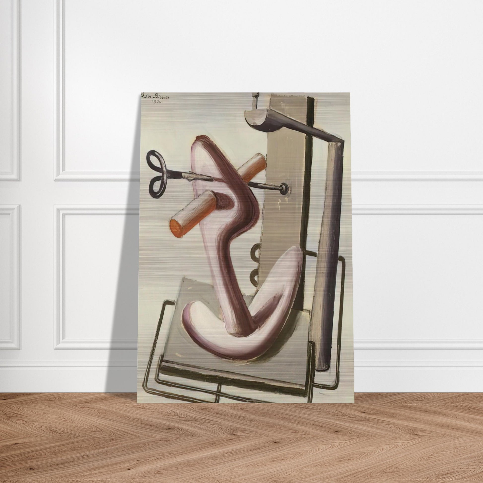 Astrazione - 1930 - Julius Bissier Brushed Aluminum Print - 70x100 cm / 28x40 inches | Julius Bissier Aluminum Print | Julius Bissier Prints