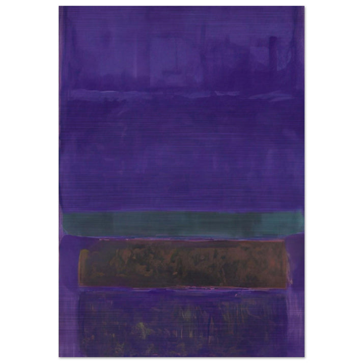 Untitled [Blue, Green, and Brown] - 1952 - Mark Rothko Brushed Aluminum Print - 70x100 cm / 28x40 inches | Mark Rothko Aluminum Print | Mark Rothko Prints
