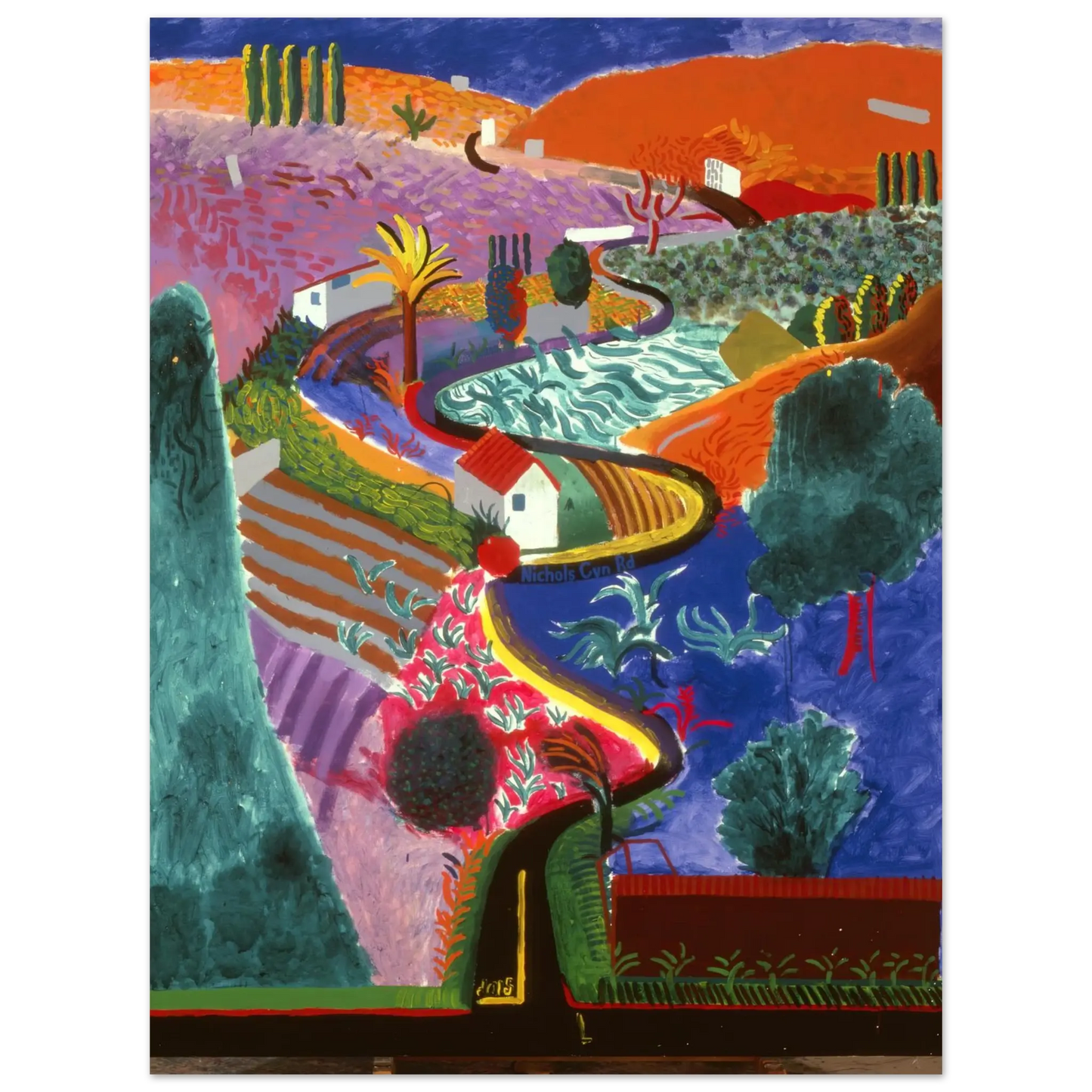 David Hockney - David Hockney Wall art - 60x80 cm / 24x32 inches - Fine Art Poster - -