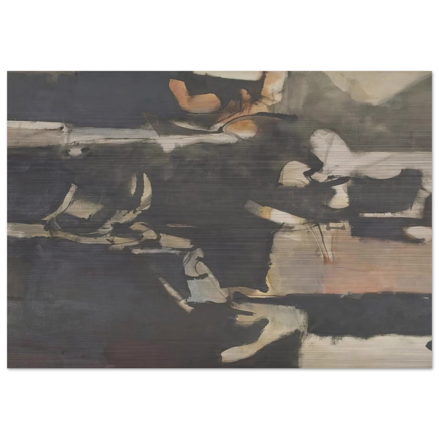 Albuquerque #20 - Richard Diebenkorn Brushed Aluminum Print - 70x100 cm / 28x40 inches | Richard Diebenkorn Aluminum Print | Richard Diebenkorn Prints