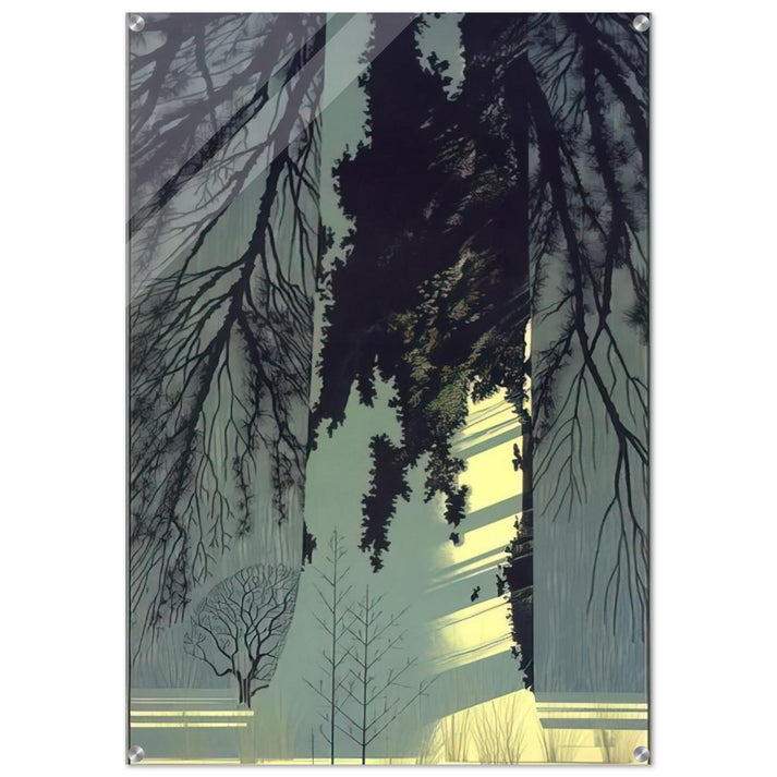 Snow White - Eyvind Earle Acrylic Print - 70x100 cm / 28x40″ inches