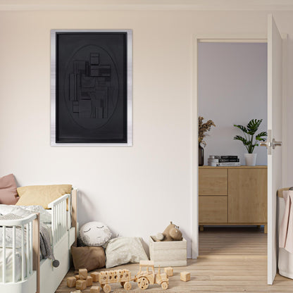 FULL MOON 1980 - Louise Nevelson Brushed Aluminum Print - 70x100 cm / 28x40 inches | Louise Nevelson Aluminum Print | Louise Nevelson Prints