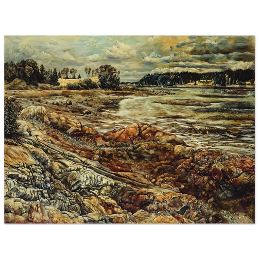 Ivan Albright - DIVIDED AND DIVIDED  75x100 cm / 30x40inches Fine Art Poster