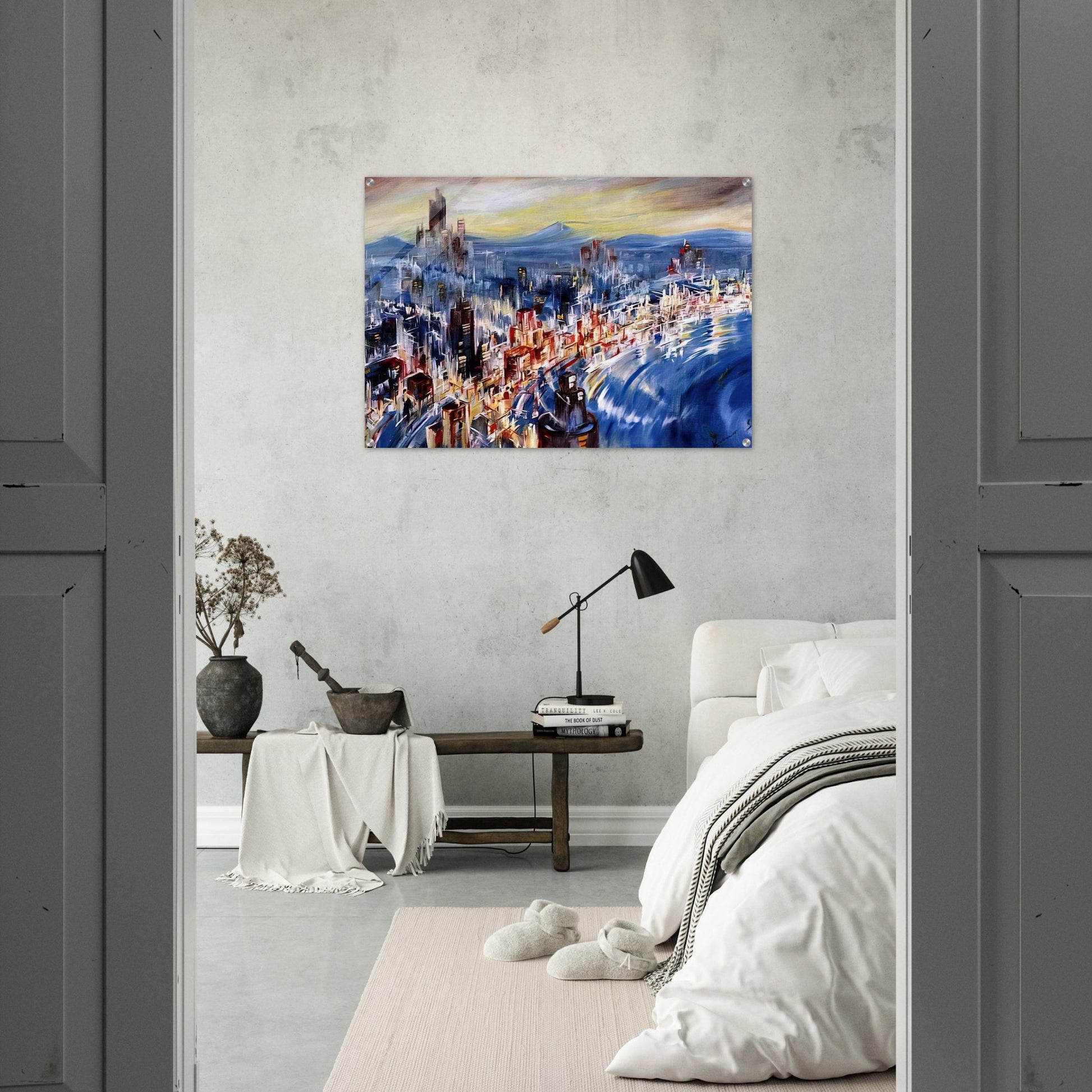 Built for the Future - Konrad Zuse Acrylic Print - 70x100 cm / 28x40″ inches | Konrad Zuse Wall Art | Konrad Zuse Prints