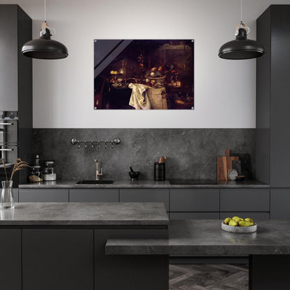 LA DESERTE AFTER JAN DAVIDSZ DE HEEM 1893 - Henri Matisse Acrylic Print - 70x100 cm / 28x40″ inches
