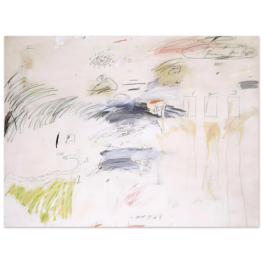 Cy Twombly - Untitled, Rome  75x100 cm / 30x40inches Fine Art Poster