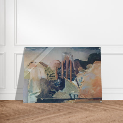 unknow ntitle - Lyrical Abstraction - Menez Acrylic Print - 70x100 cm / 28x40″ inches