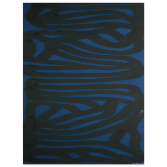 Sol LeWitt - Blue Vertical  75x100 cm / 30x40inches Fine Art Poster