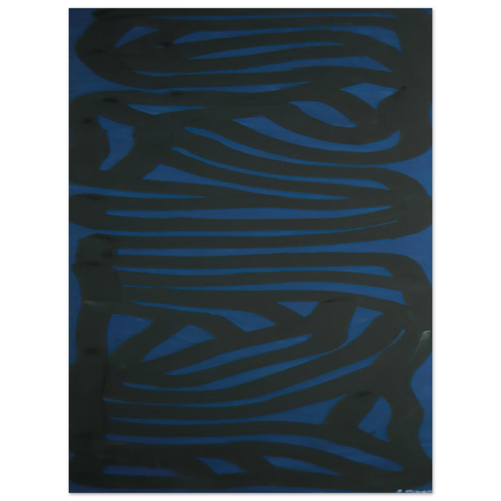 Sol LeWitt - Blue Vertical  75x100 cm / 30x40inches Fine Art Poster