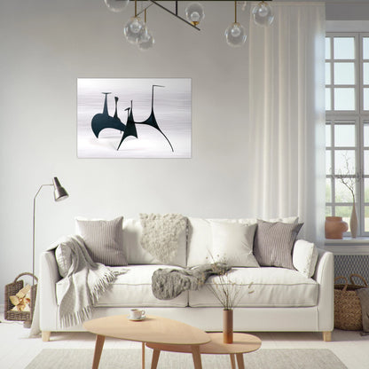 SPINY MAQUETTE 1939 - Alexander Calder Brushed Aluminum Print - 70x100 cm / 28x40 inches | Alexander Calder Aluminum Print | Alexander Calder Prints