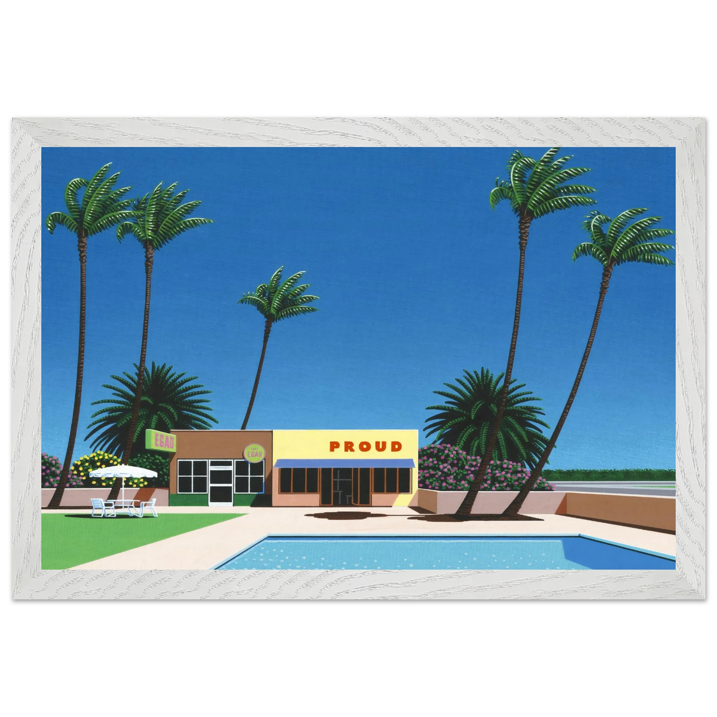Hiroshi Nagai - Proud Funk Wall Art - 30x40 cm / 12x16 inches - Fine Art Poster - -