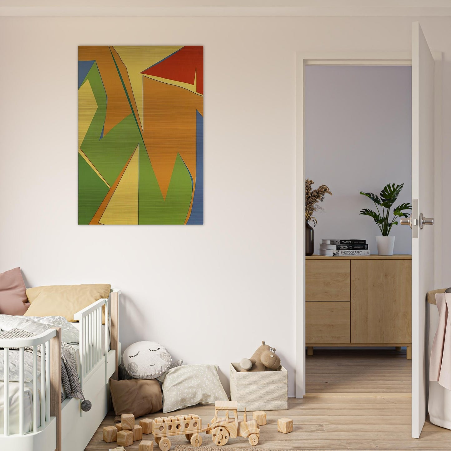 Jaune - Fernand Leduc Brushed Aluminum Print - 70x100 cm / 28x40 inches | Fernand Leduc Aluminum Print | Fernand Leduc Prints