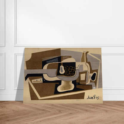 STILL LIFE 1922 - Juan Gris Brushed Aluminum Print - 70x100 cm / 28x40 inches | Juan Gris Aluminum Print | Juan Gris Prints